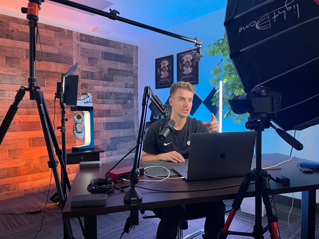 Bridger Pennington recording weekly Fund Launch webinars in 2021