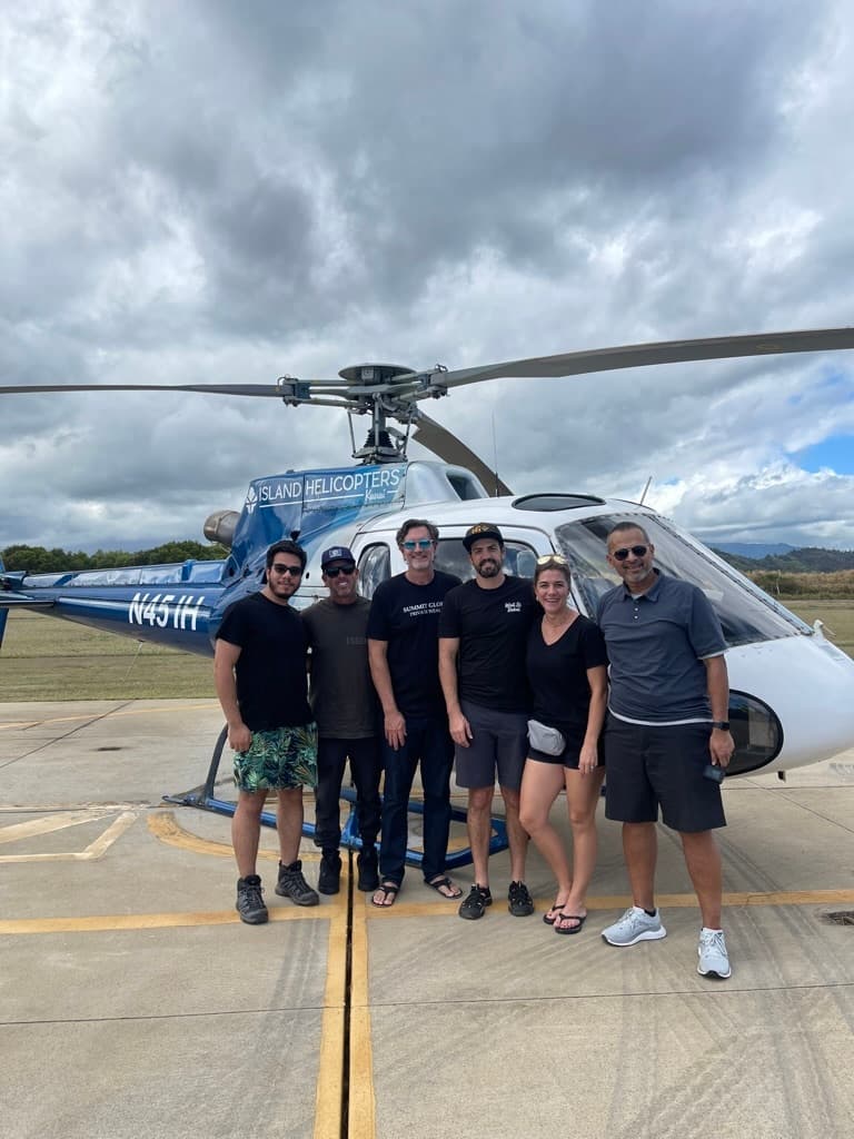 Fund Launch Whale Group on a private helicopter trip
